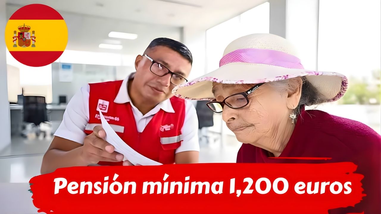 Pensión mínima 1,200 euros: jubilados registrados, trámite online y cobro desde marzo 2026