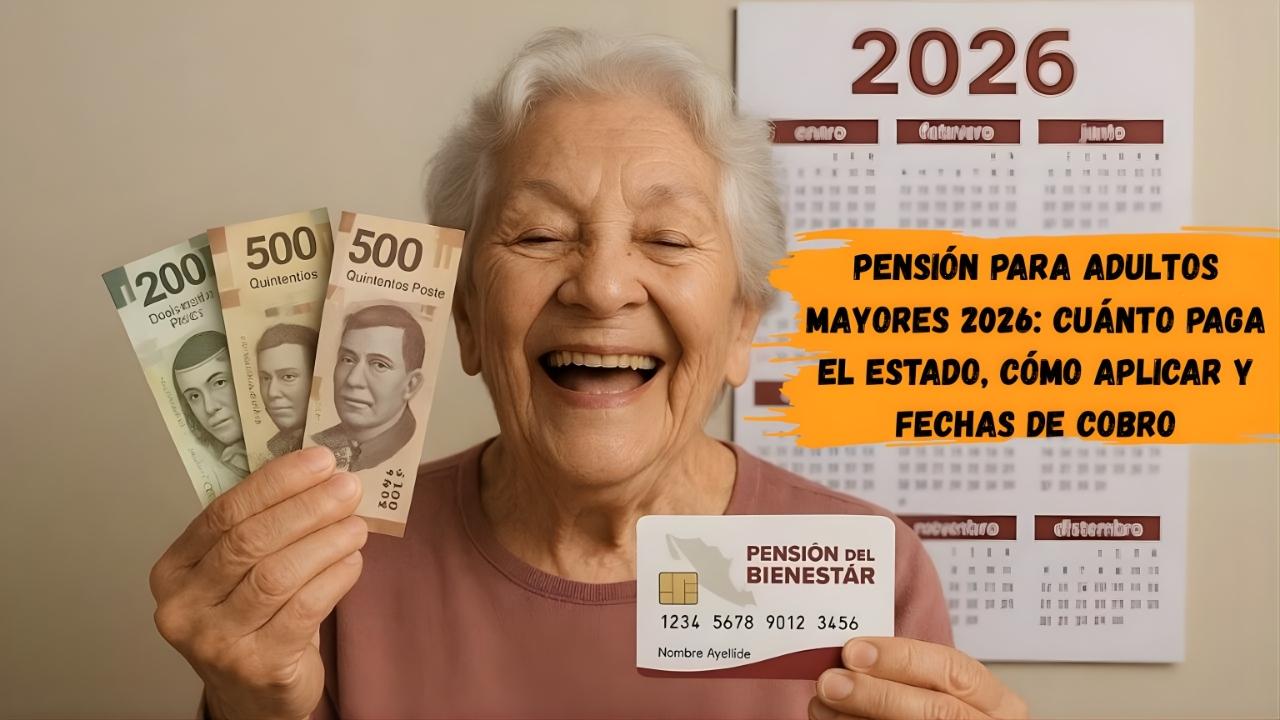 Pensión para adultos mayores 2026: cuánto paga el Estado, cómo aplicar y fechas de cobro